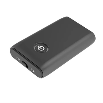 Передатчик-приемник Bluetooth 5.0 Беспроводной аудиоадаптер 2 в 1 A2DP 3,5 мм Разъем Aux Bluetooth Адаптер для ПК ТВ