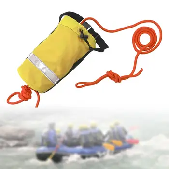 Спасательная сумка для броска с веревкой Длиной 52 фута, Сумка для Броска с веревкой для Каякинга, водных видов спорта