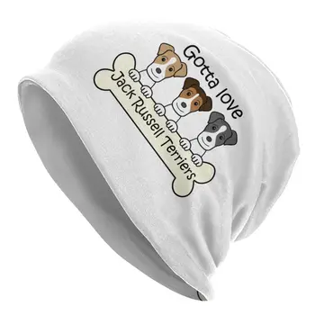 Унисекс Зимние Теплые Вязаные шапки-капоты Homme в стиле Хип-хоп Gotta Love Jack Russell Terriers Beanie Cap Уличная Домашняя собака